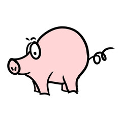 zeichnung glücksschweinchen