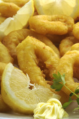 Calamari fritti con maionese - Antipasti di pesce