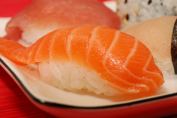 Piece of sushi - close-up