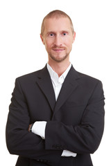 Selbstbewußter Manager