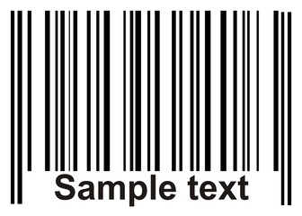 Barcodes. Seamless vector background. Gray color.
