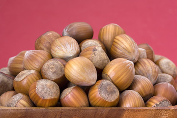 pot full of hazelnuts
