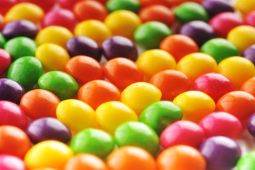 Fototapeta na wymiar many color candy