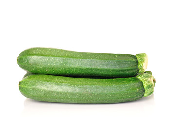 Marrows isolated on white background