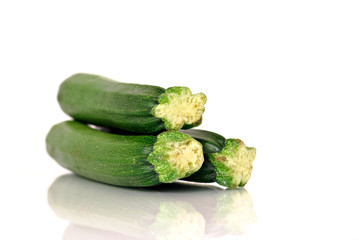 Marrows isolated on white background