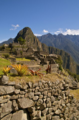 The Incan Ruins of Machu Picchu in Peru