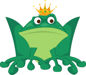 Naklejka premium frog prince