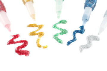 Sparkle glue pens