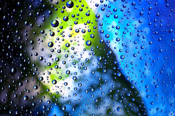 Planets from the bubbles of water