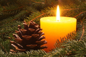 Christmas candle