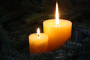 Christmas candles