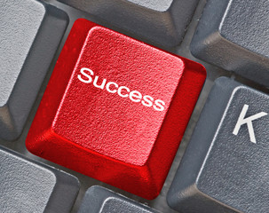 Keyboard with hot key for success