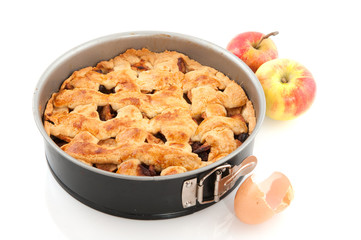 Baking apple pie