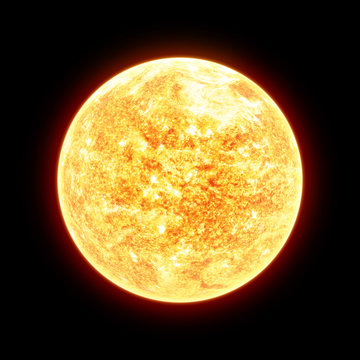 Illustration of a sun star