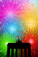 feuerwerk am brandenburger tor II © WoGi