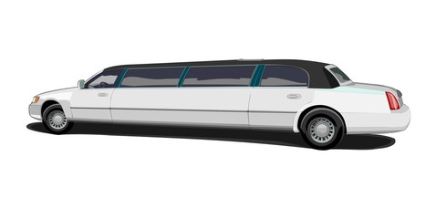 Obraz na płótnie Canvas Stretch limousine