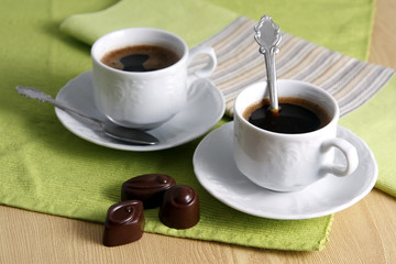 Coffee and chocolate