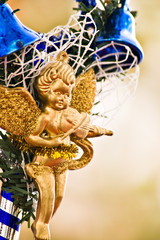 christmas golden decoration