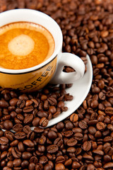 Naklejka premium cup of espresso coffee