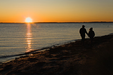 Sonnenuntergang am Meer