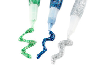 Sparkle glue pens