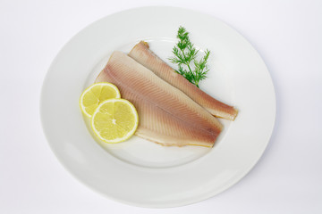 Geräuchertes Forellenfilet