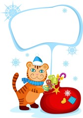christmas tiger