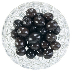 bowl of black olives