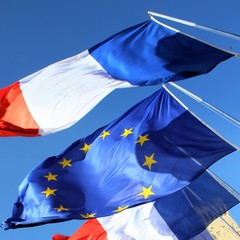 Obraz premium Drapeaux