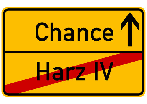 Ortsschild Harz IV -> Chance