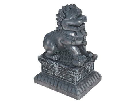 Asian_lion_statuette