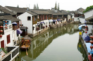 Fototapeta na wymiar Miasta wody w Chinach