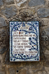 Azulejos con poesías de Lorca 06