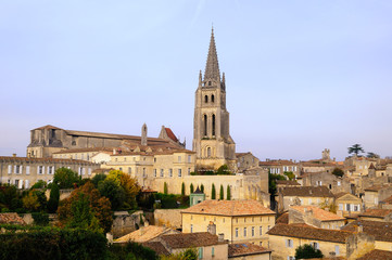Fototapeta na wymiar Miejscowości Saint Emilion