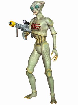 Insectoid - Fantasy Alien Figure