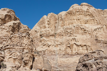 Fototapeta premium Montañas de Petra, Jordania