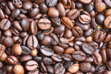Fototapeta premium coffe beans background