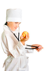 Medical student girl