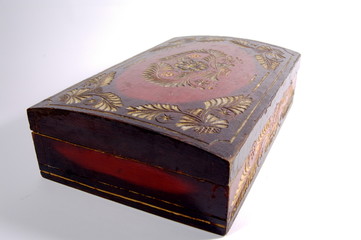 closed wooden box