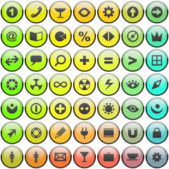 Vector beautiful icon set