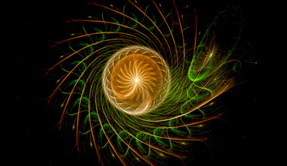 feathers and spheres