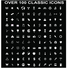 Over 100 Stylish Classic Web Icons