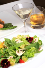 Dinner in the restaurant
