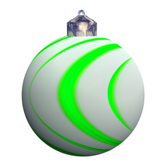 High resolution Christmas ornament with a nice sky reflection