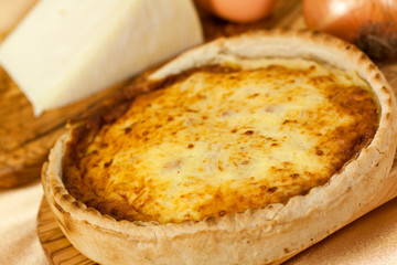 Quiche Lorraine-Zwiebelkuchen,Elsaß