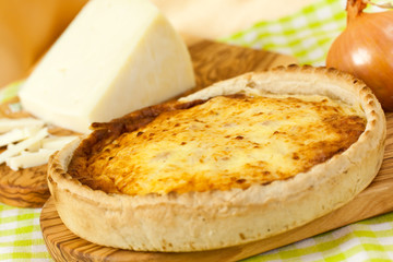 Quiche Lorraine-Zwiebelkuchen,Elsaß