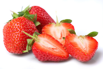 Fresh and tasty strawberries