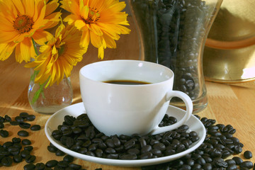 Coffee with decoration