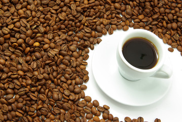 cup with coffee