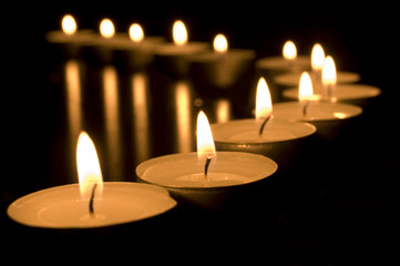 Candles conceptual image.